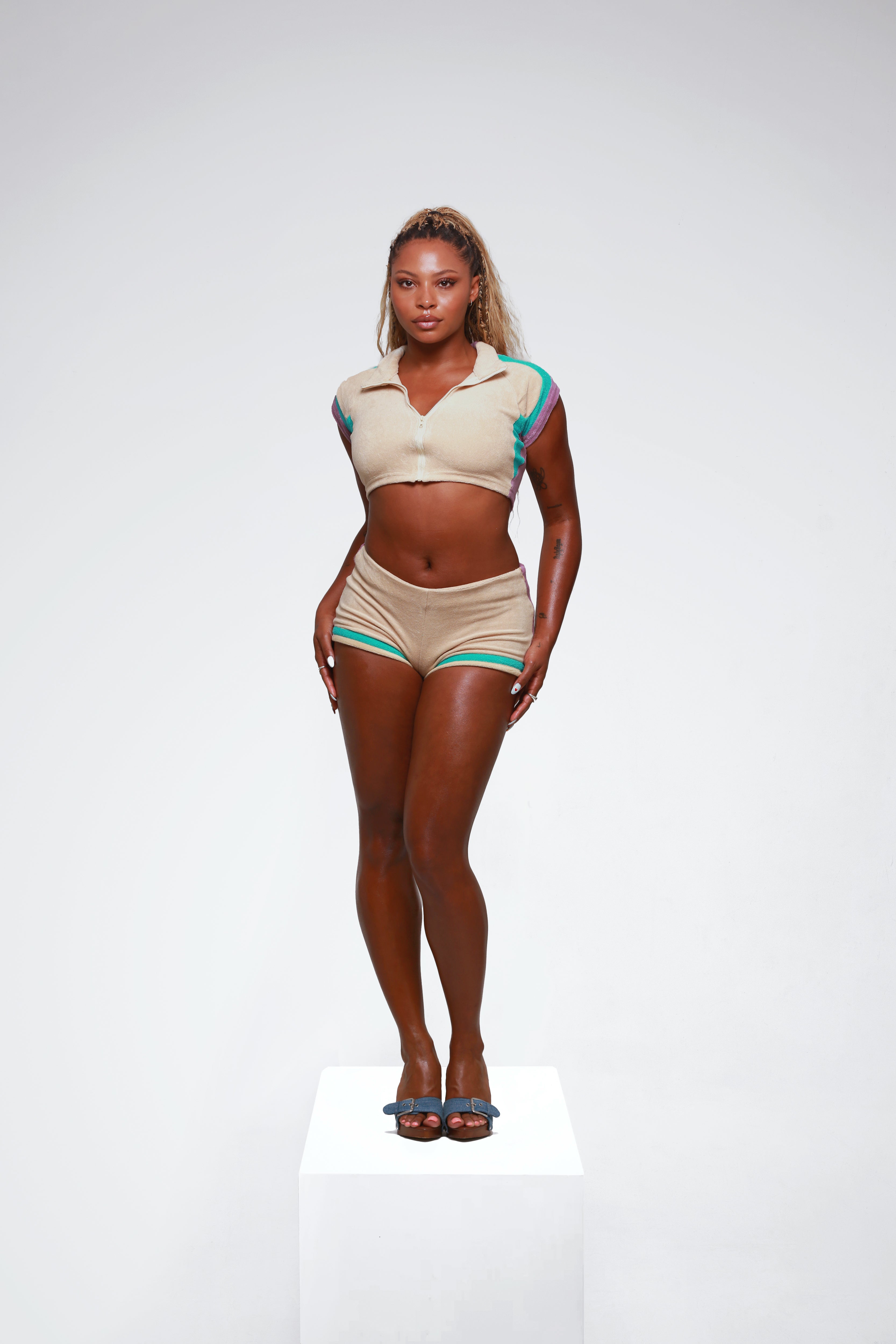 Terry Two Piece II - Ice Gem